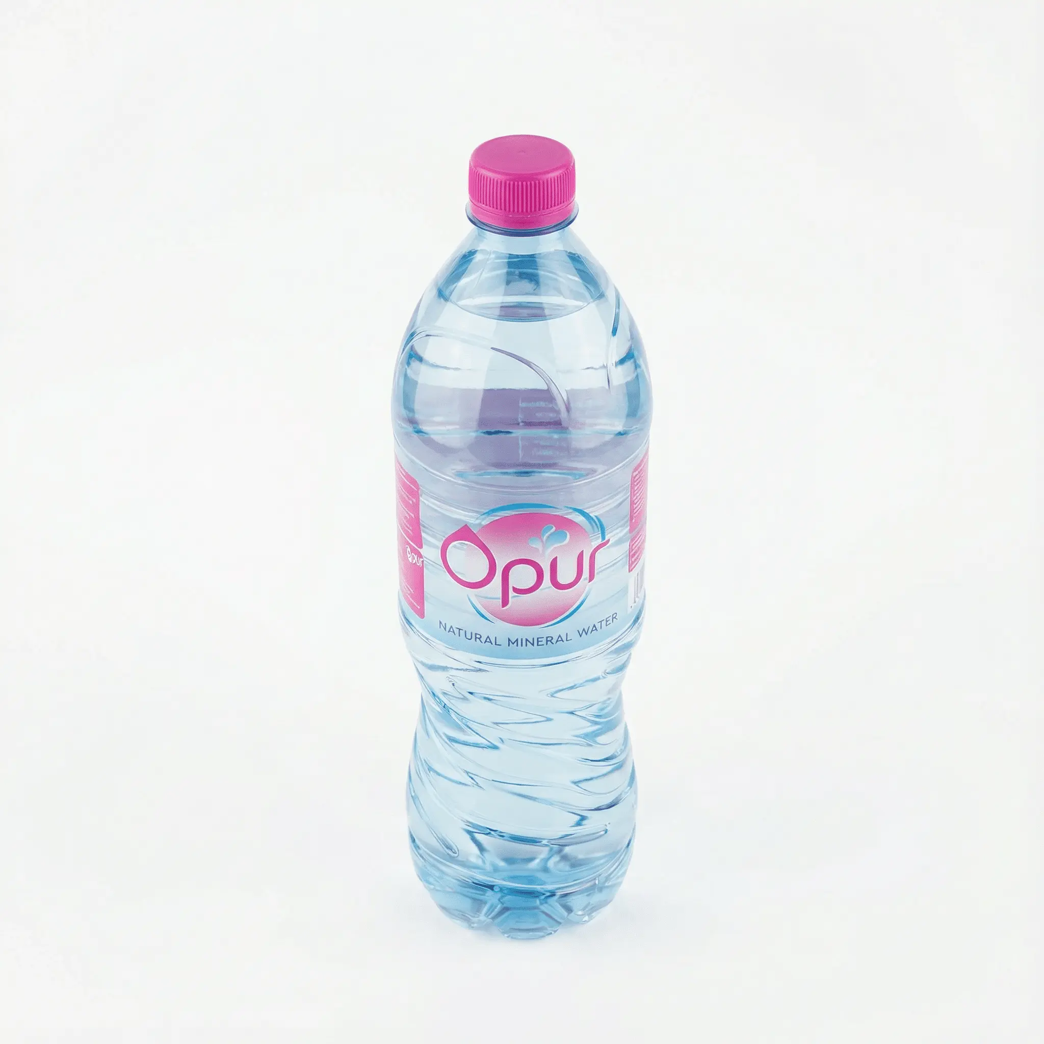 bouchon rose bouteille eau potable opur